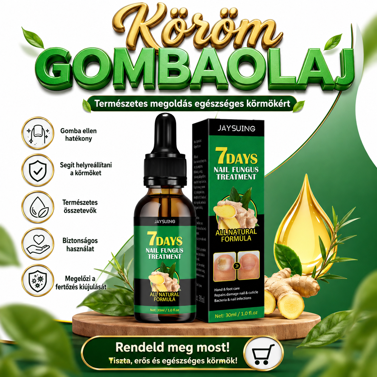 Gombaellenes körömápoló olaj